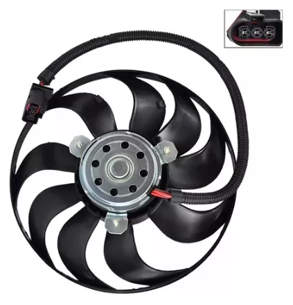 Electroventilador chico Volkswagen Bora / Golf / Audi A3 (modelos con caja manual)