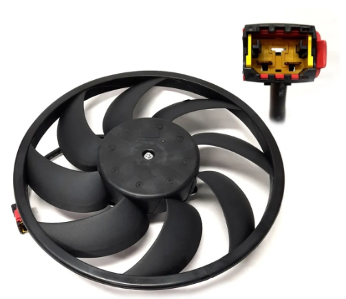 Electroventilador Peugeot 206 con aire acondicionado (con soporte)