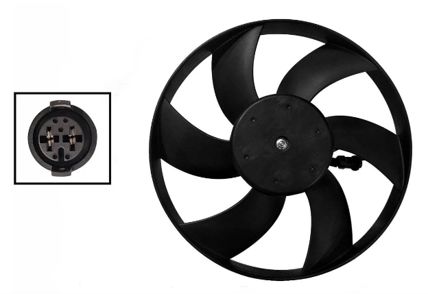 Electroventilador Volkswagen Polo / Caddy (electroventilador grande)